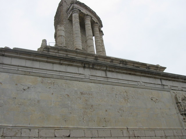Roman monument at La Turbie
