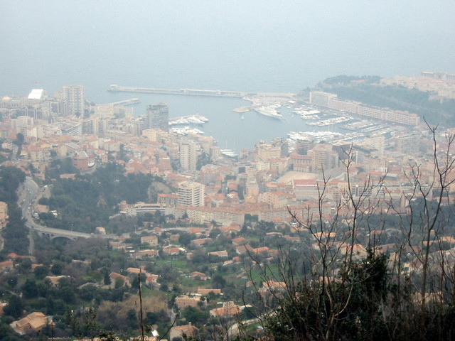Monaco seen from La Turbie