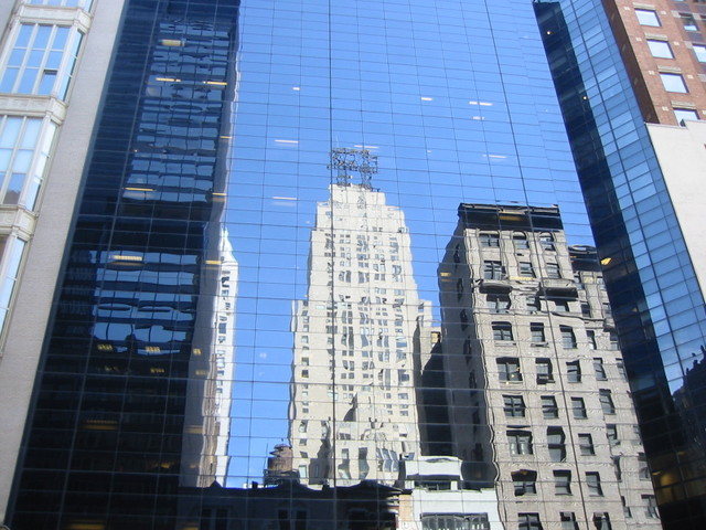 Reflected buildings