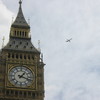 Big Ben and plane