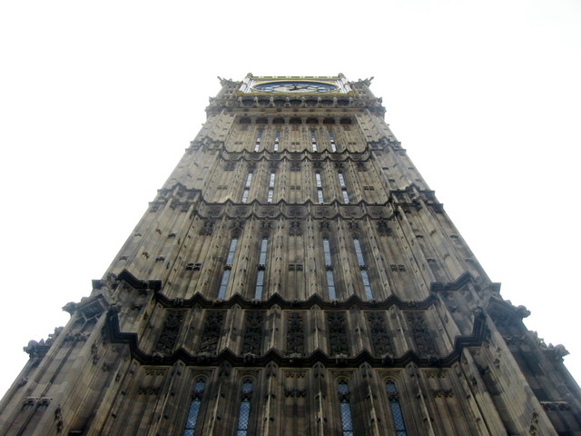 Big Ben from below