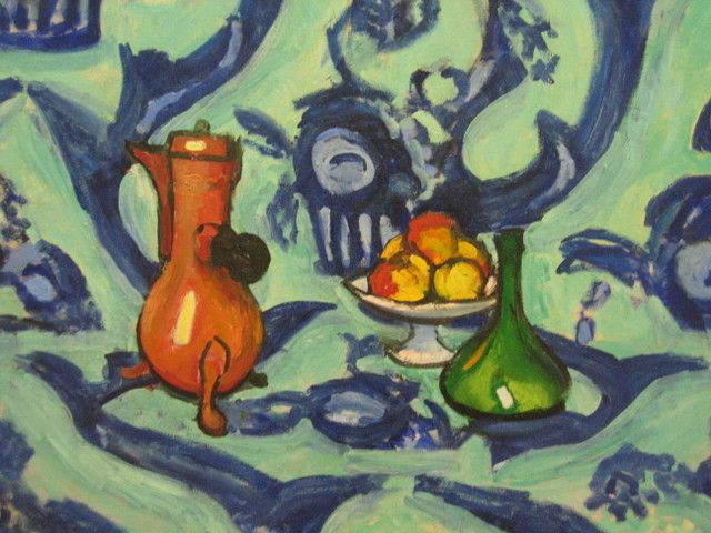 Still Life with Blue Tablecloth