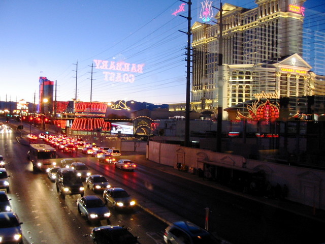 View down Sands Road