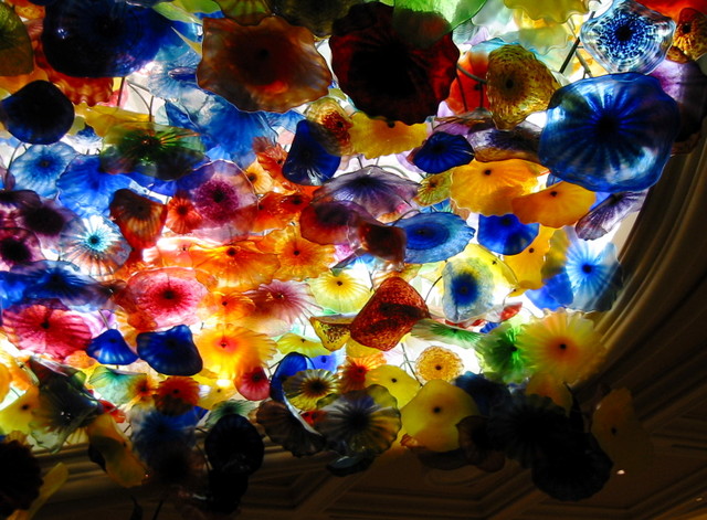 Roof in the Bellagio foyer