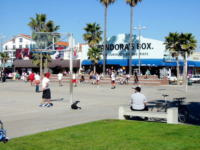 Venice beach basketball courts