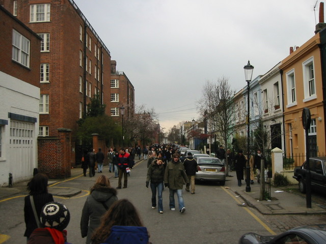 Walking to Portobello