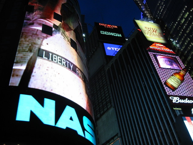 Times Square at night