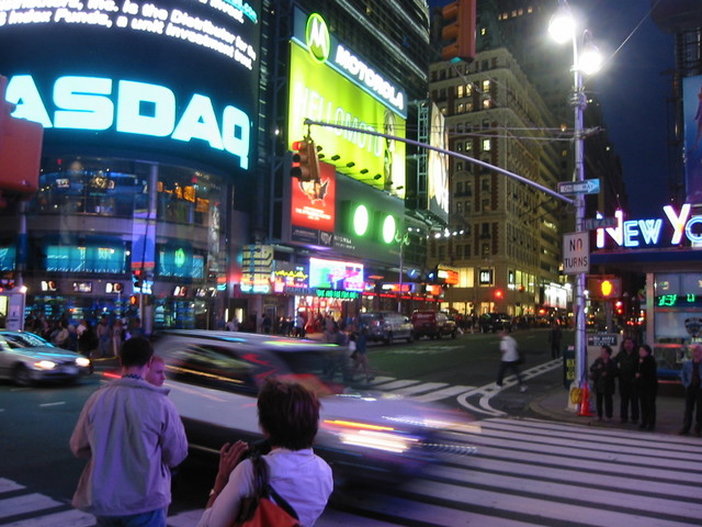 Times Square at night