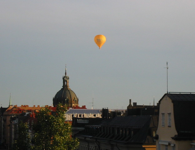 Balloon over Stockholm