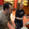 Jim and Libby playing Taiko