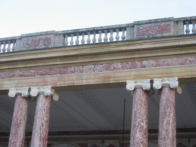 Roof of the smaller palace at Versailles