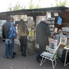 Stalls along the Seine riverbank