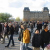 Crowds at the Notre Dame