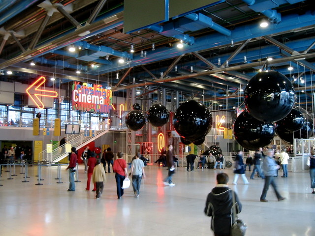 Foyer of the Pompidou