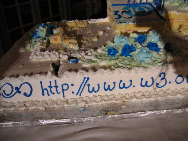 W3C 10 year cake