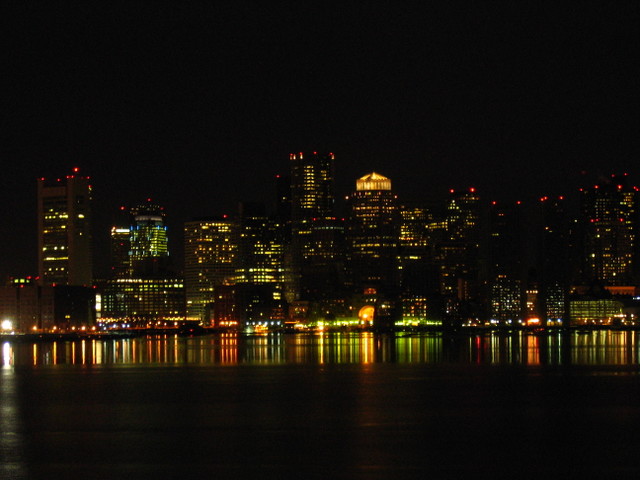 Boston by night