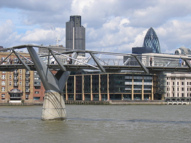 Millenium Bridge and Swiss Re