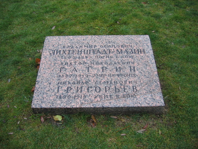 Plaque in Marsovo Pole