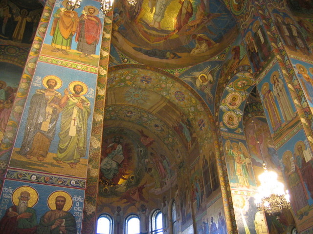 Mosaic walls of the Church on Spilled Blood